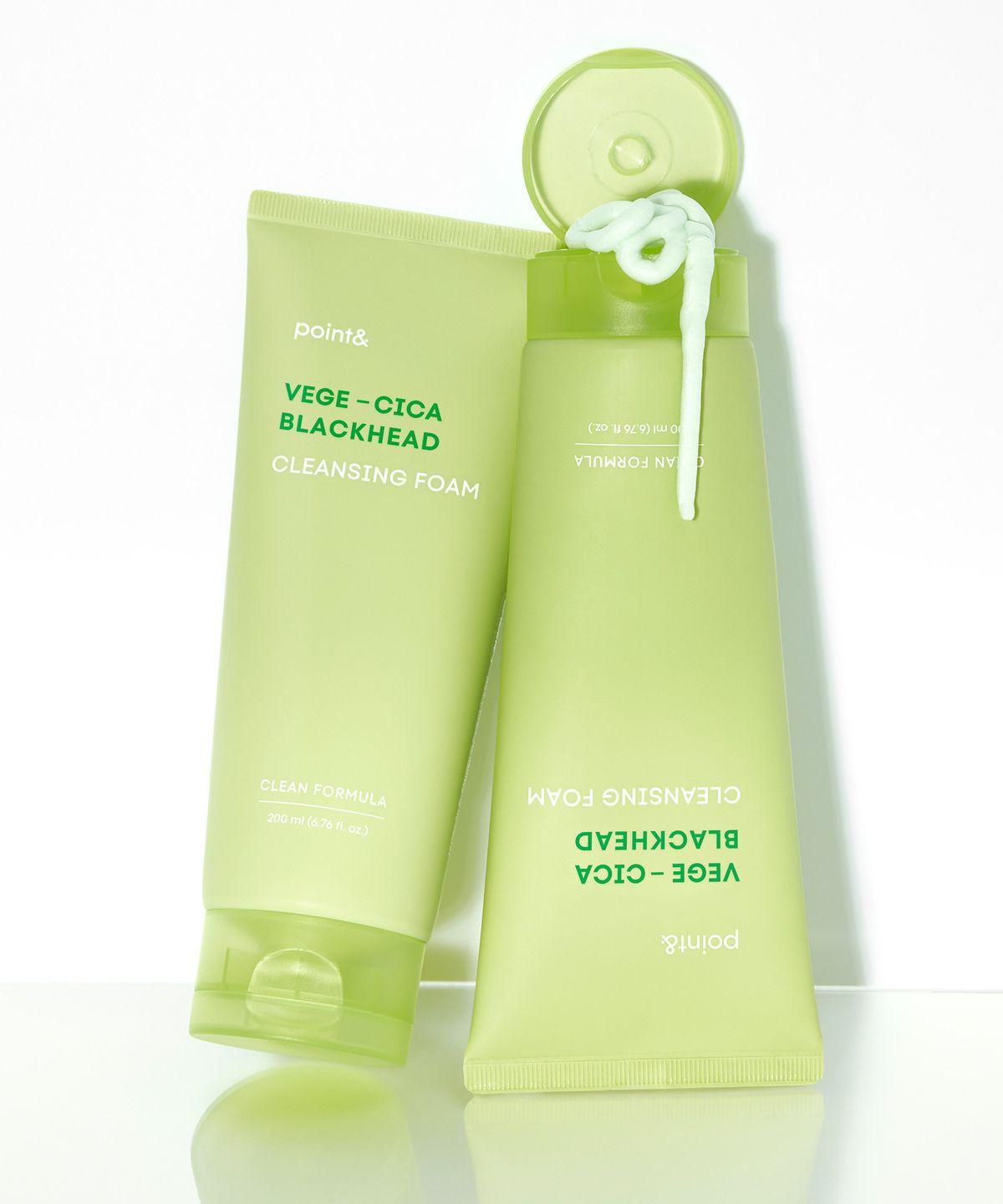 [2EA] Veggie Cica Squeaky Cleansing Mild Alkaline Cleansing Foam 200ml