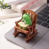 Pryskyřice Funny Frog Socha Neblednoucí Unikátní Funny Frog Socha Sculpture Desktop Dekorace