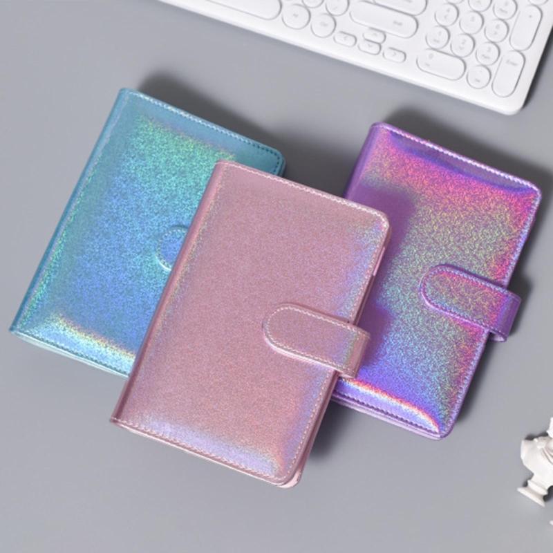 Practical 6 Ring Binder Planner Notebook Cover A5/A6 Refillable Loose Leaf Journal Notepad Cover Waterproof for Girls