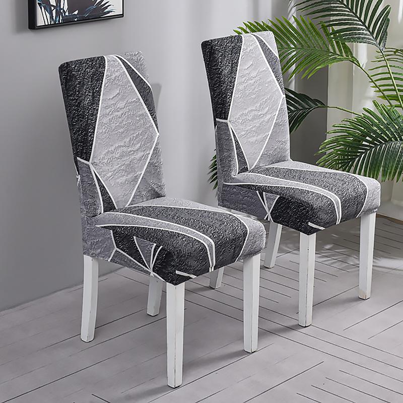 Chair Covers Set Of 1/2/4/6 Pcs, Parson Chair Slipcovers For Dining Room, Removable Kitchen Chair Cover For El And Ceremony