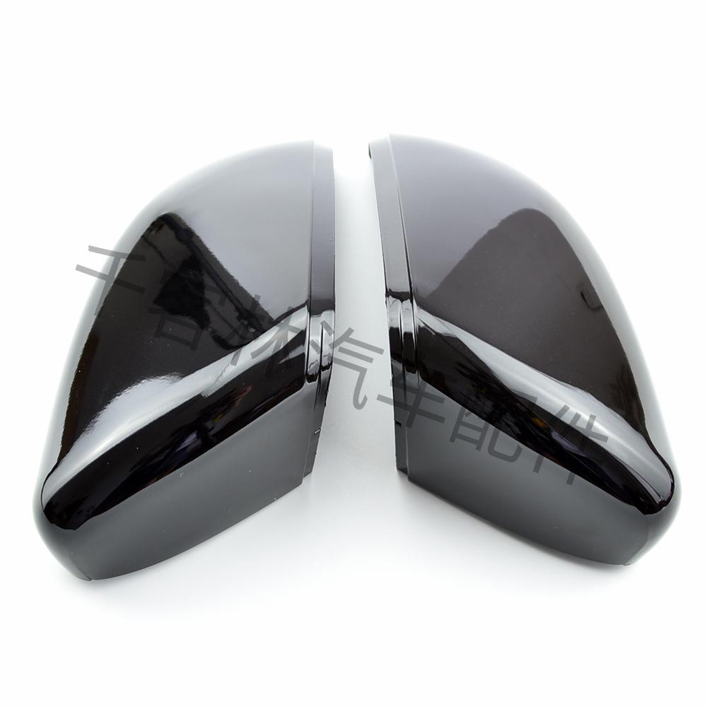 Gloss Black Rearview Mirror Shell for Volkswagen Golf MK6 (2009-2012).