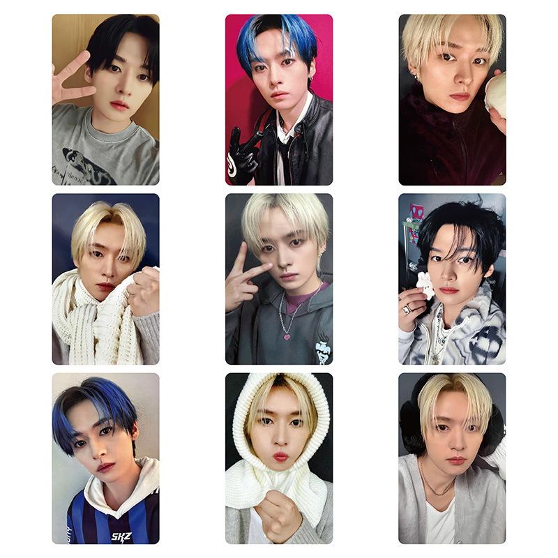 Skzoo Stray Kids DOIT KARMA Pop Up Fotokort Hyunjin Bang Chan Han Idol Samlarvärda Merch-Kort För Fans Samlarpresent