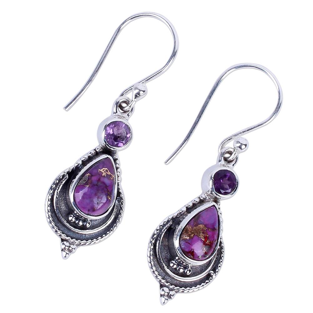 Bluelans Earrings Faux Hook Pair Women Vintage Earrings Drop Dangle 1 Party Jewelry Gift