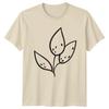 Simple Minimalist Plant Leaf Botanical T-Shirt Botanical Plants Birthday Gift