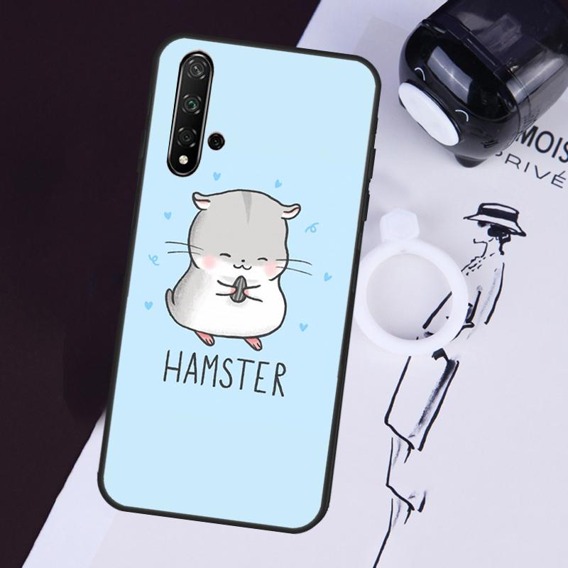 Rabbit Mouse Hamster Case For Huawei P40 P20 P30 Lite Nova 11i 8i 3i 9 10 SE 11 Pro 5T Y91 Y90 Y70 Y61 Y60 Cover