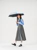 Mabu Folding Parasol for Edo Silver 7 Rain UV Large Size Women, Sunshade, Style, Gray, 50cm, Ribs, SMV-41980, Umbrella, Protection, Stylish,