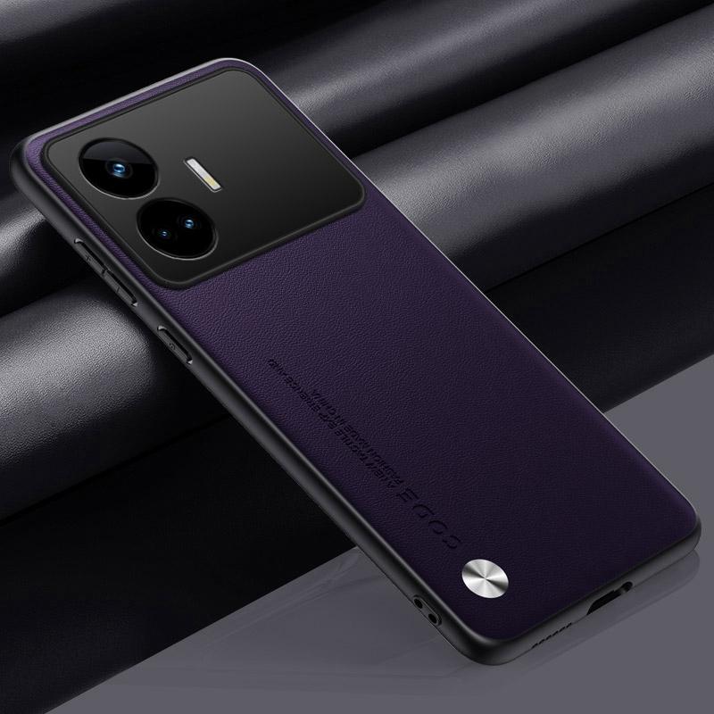 Luxury PU Leather Case For Realme GT Neo 5 SE 5SE Back Cover Matte Silicone Full Protection Phone Case For Realme GT Neo5 SE