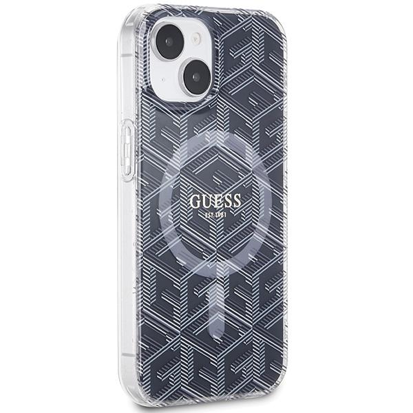 Guess Guhmp15Shgcustgk Iphone 15 / 14 / 13 6.1 Czarny/Black Hardcase Iml Gcube Magsafe