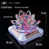 Solar Crystal Lotus Car Perfume Aromatherapy Ornament - Long-lasting Interior Decoration