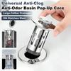 Basin Drain Stopper Pop Up Core Anti Odor Filter Universal Sink Washbasin Bathroom Accessory New Design