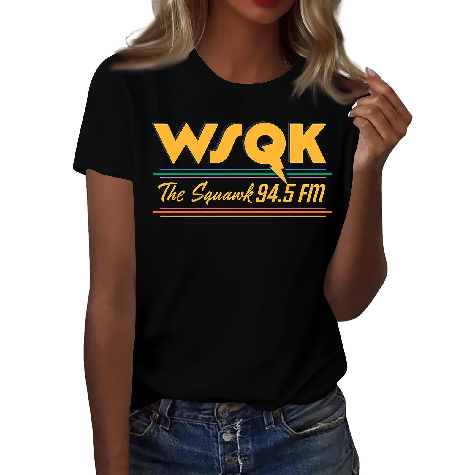 

Женская модная и повседневная футболка с длинным рукавом и принтом, с коротким рукавом XL чёрный