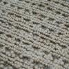Tapis en jute artisanal à franges beige naturel 160x230