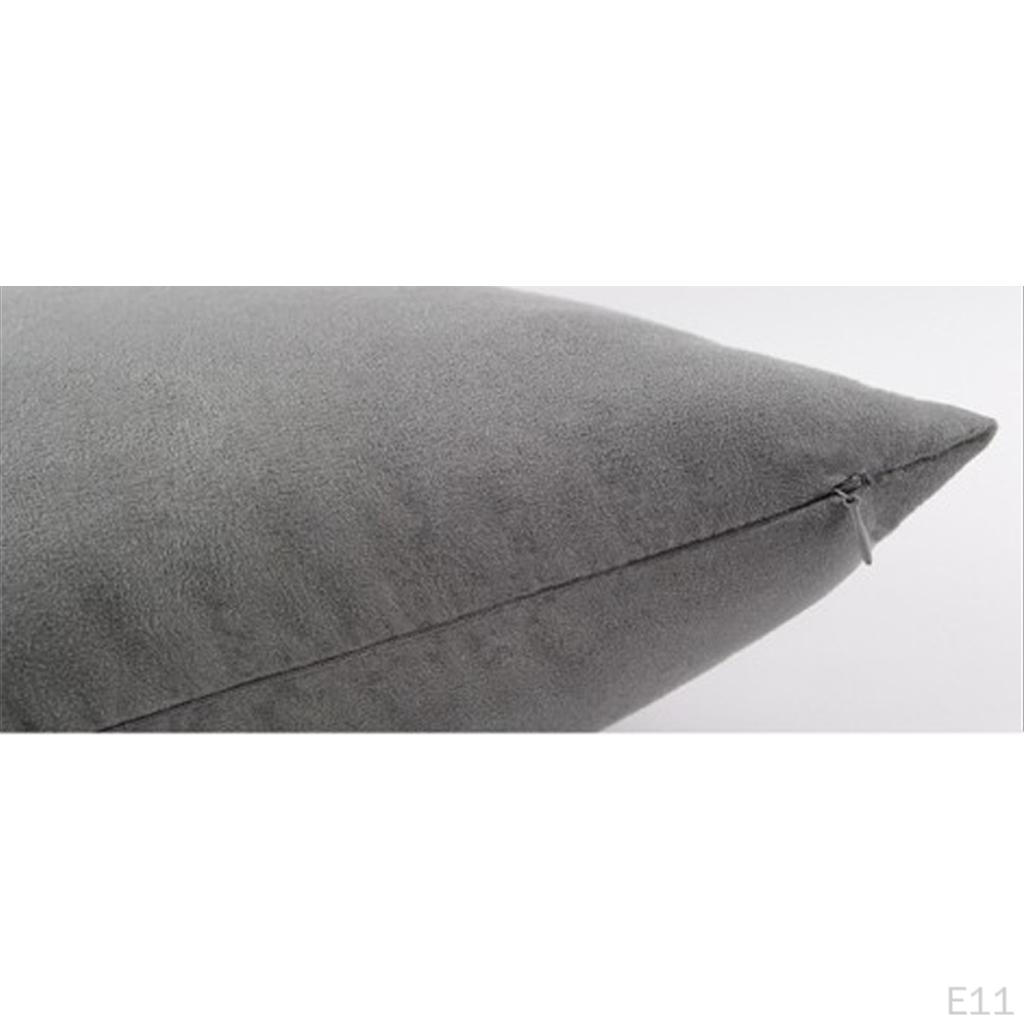 Soild Decorative Square Throw Covers Set Cushion for Sofa Bedroom Car