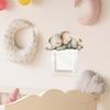 Cartoon Goodnight Elephant Bedroom Living Room Entrance Switch Home Beautification Wall Stickers