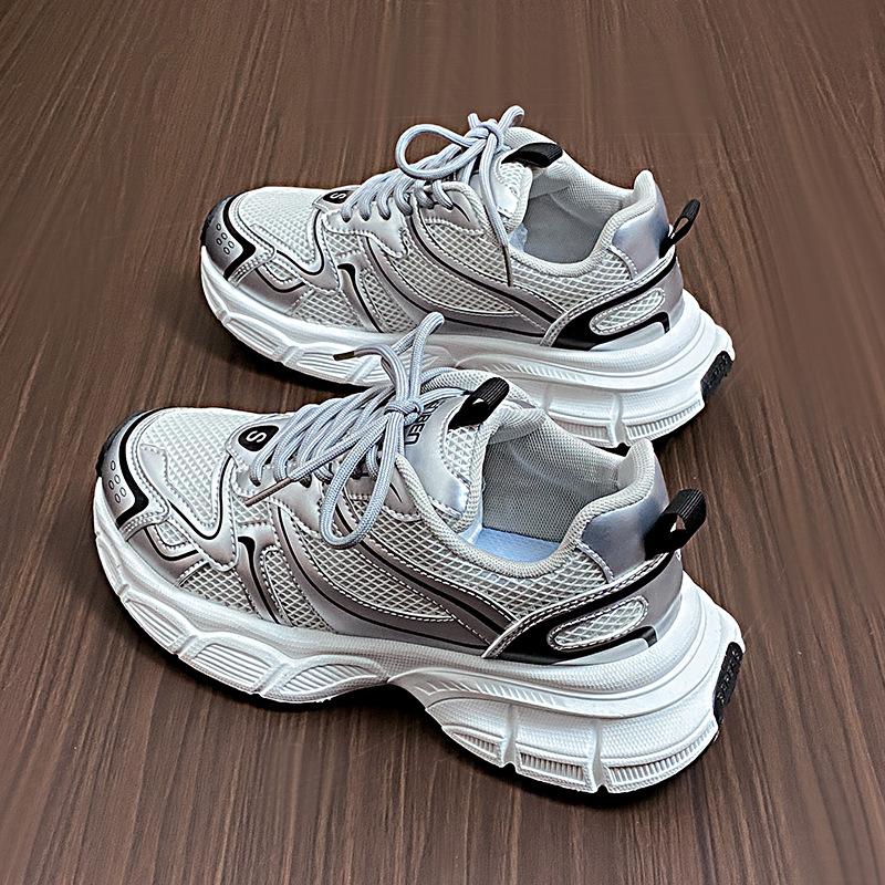 

Fashion dad shoes women s shoes summer 2025 new breathable explosion thick-soled heightening running shoes casual sports shoes tide 35