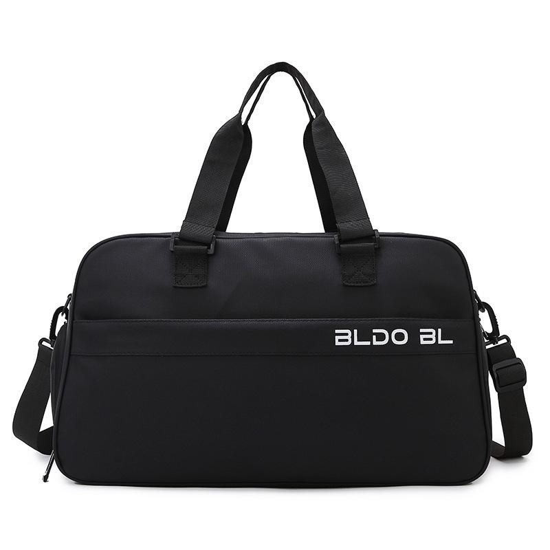 

Dry and wet separation fitness bag trendy sports bag fitness man large capacity travel luggage portable messenger travel bag чорний