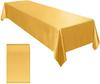 Solid Color Satin Tablecloth High-Density Locking Edge Wedding Restaurant Home Desktop Decorative Tablecloth