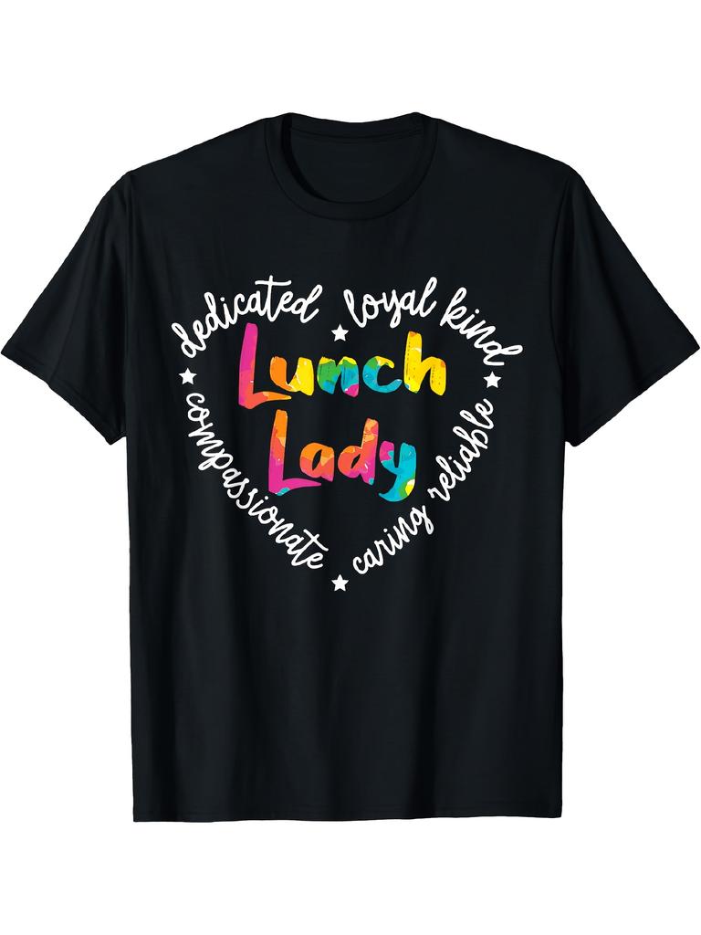 Lunch Lady Cafeteria Worker Dinner Lady Cook Job Profession T-Shirt Unisex Cotton Crew Neck T-Shirt