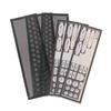 3Pcs Pvc Dust Filter Universal Diy Shield Back Plate For Computer Chassis I/O