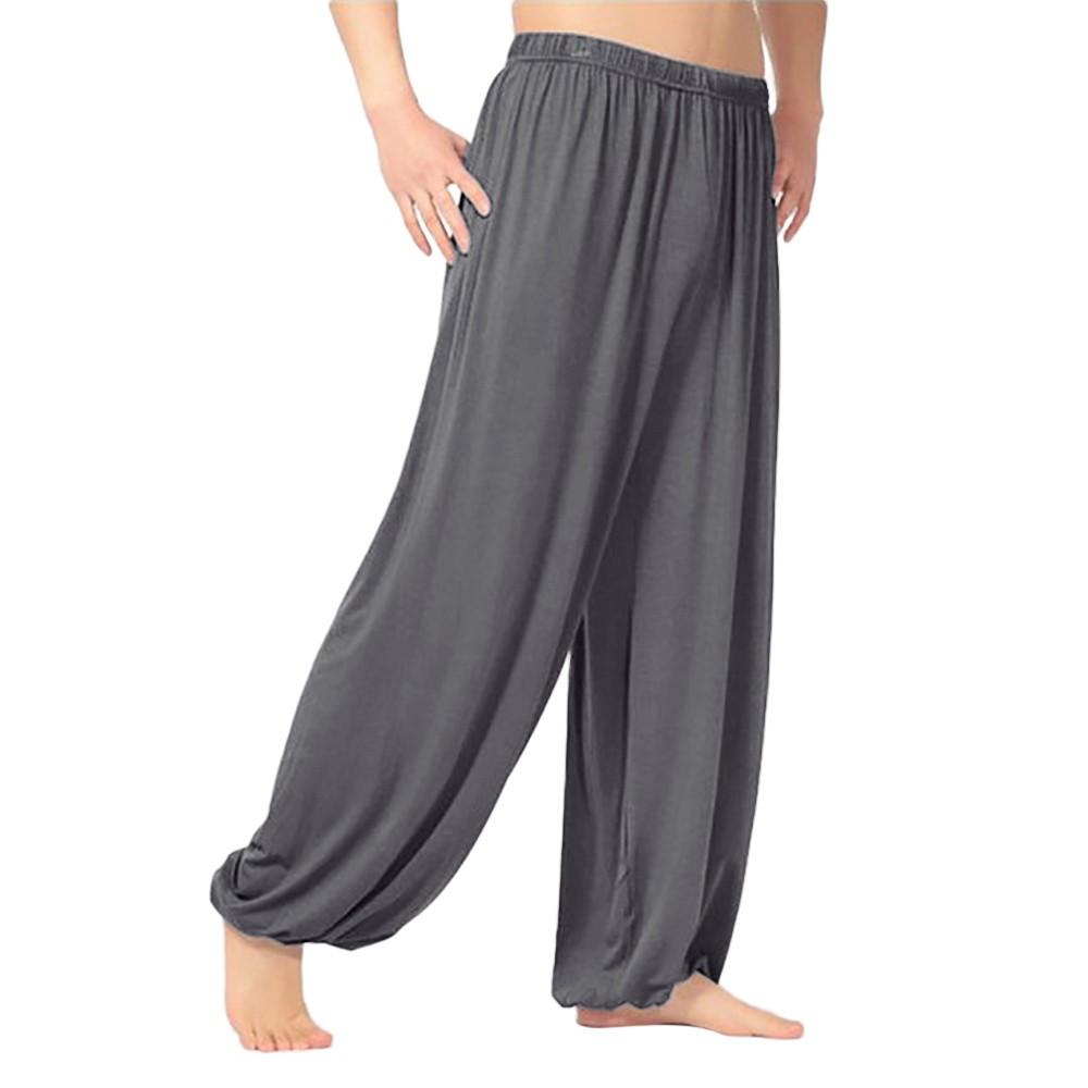 Fashion Men s Casual Loose Sweatpants Trousers Jogger Dancing Yoga Pant S