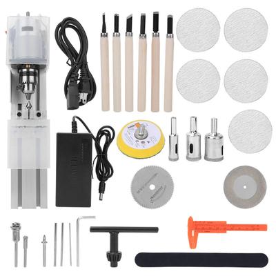Mini Mașină de Frezat Strung Reglare Viteză 7 Nivele DIY Prelucrarea Lemnului Lustruire Rectificare Unealtă