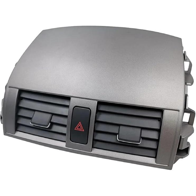 Air Outlet Car Center A/C Outlet Air Vent Panel with Switch Fit for Toyota Fit for Corolla 2008-2013 55670-02160 55663-02060 Attractive and Durable