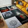 Supernatural Symbols Living Room Nonslip Area Rug Soft Carpet For Bedroom Game Playroom Sofa Office Home Decor Doormat Christmas Gift C922153