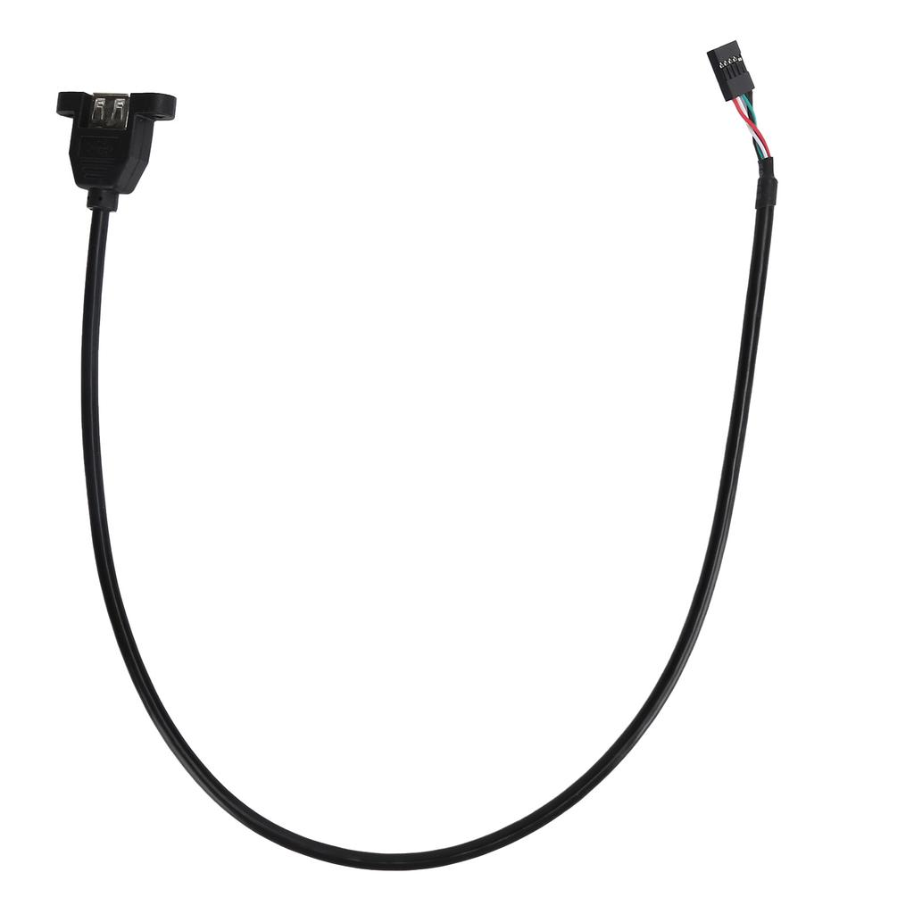 USB2.0 Extension Cable Female To 5pin Female Motherboard High Fidelity Transmission Builtin Extension Cable(0.3meters )