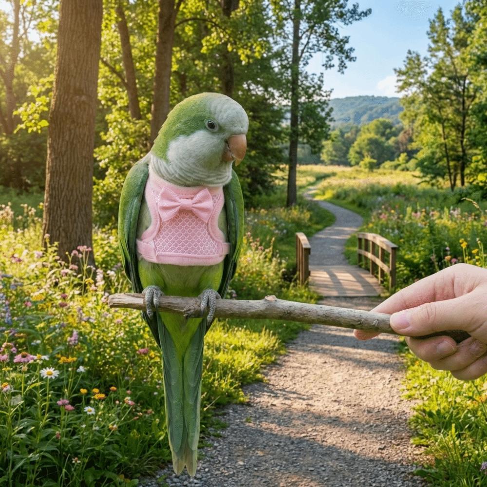 Adjustable Parrot Flying Harness Breathable Parrot Flight Suit Parrot Vest  Macaw Accessories