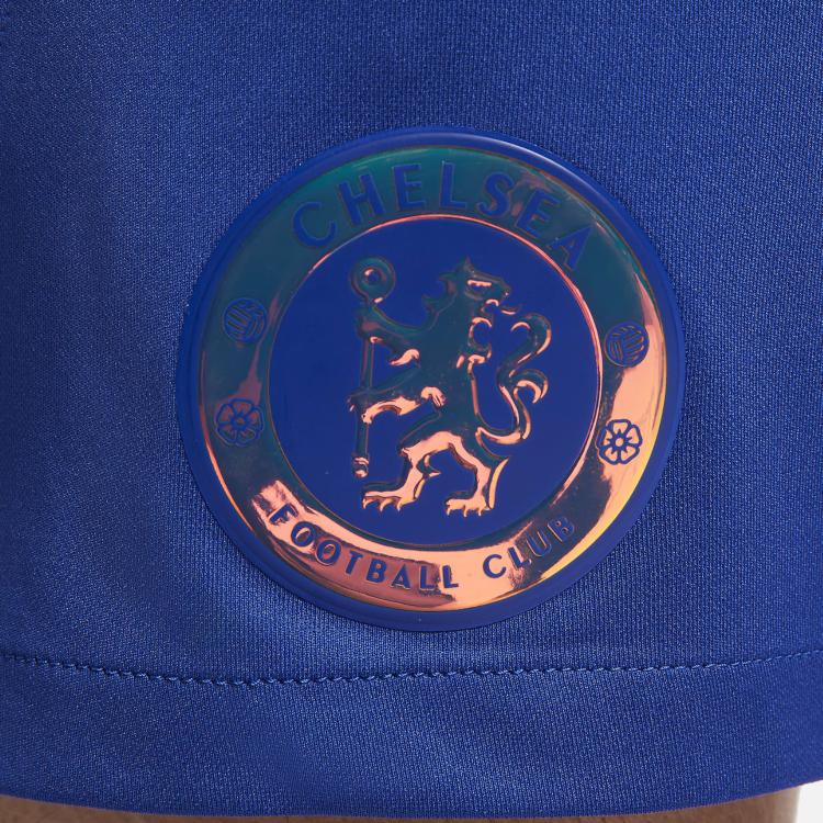 Nike Dri-FIT 2023-24 Season Chelsea Football Club Home Logo Print Quick-Dry Shorts Men Shorts Blue DX2706-495