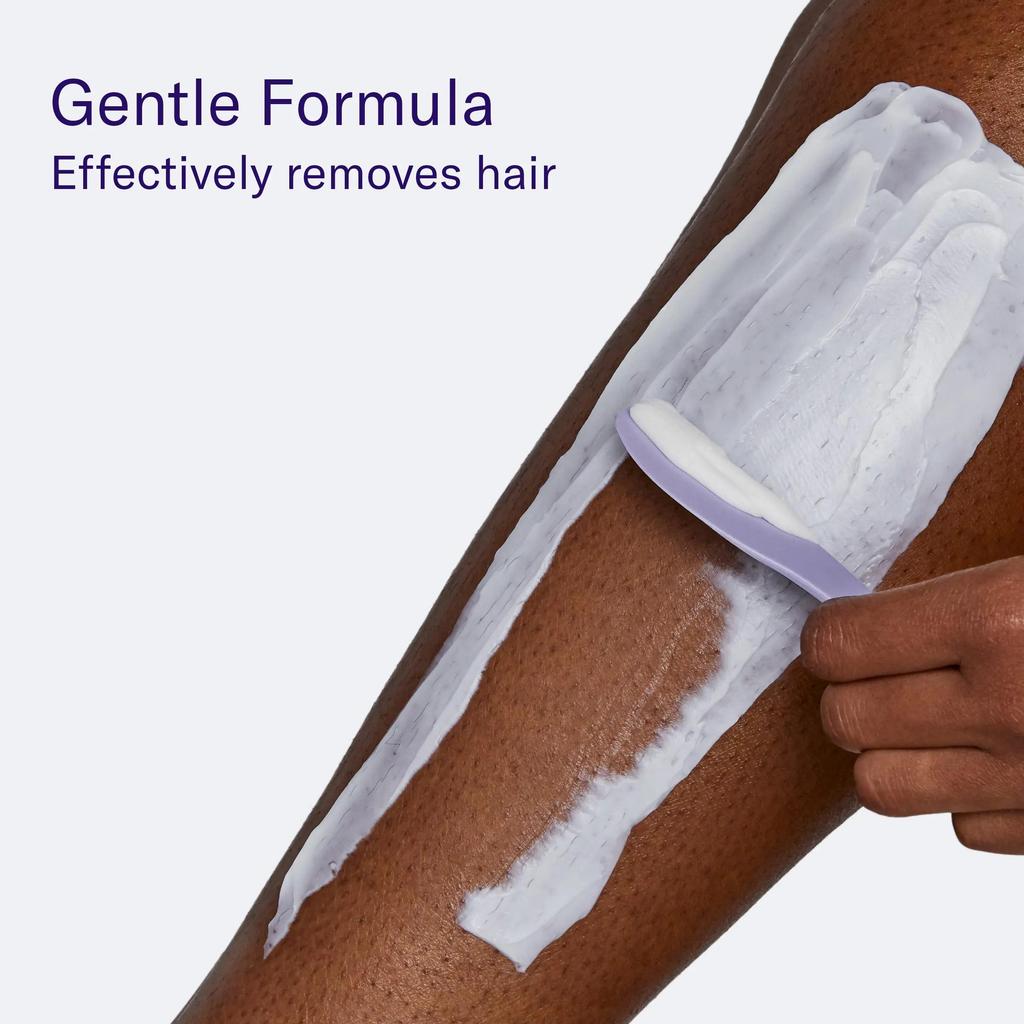 Crème d'épilation corporelle 100 ml, Conçue pour les peaux sensibles, Formule douce unisexe, Résultats lisses jusqu'à 7 jours