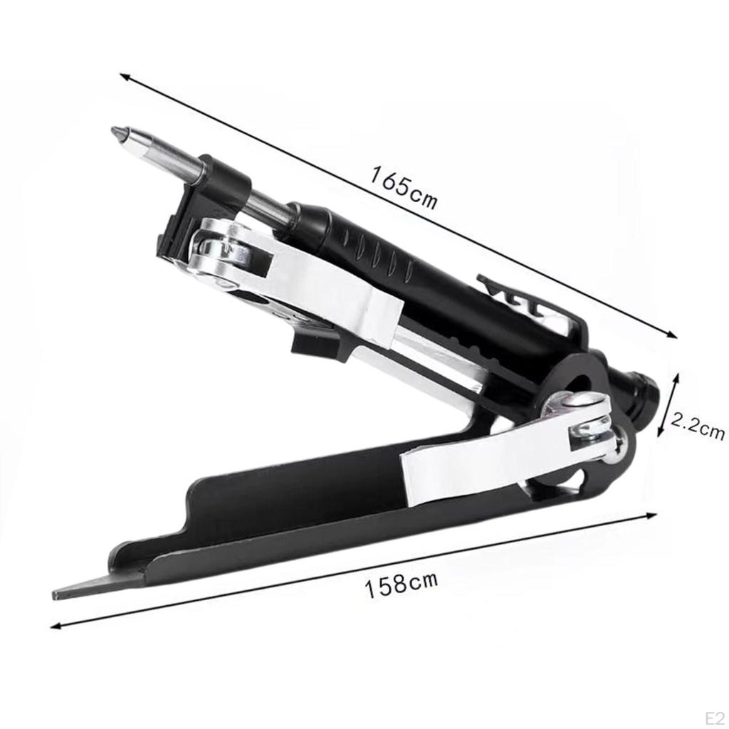 Aluminum Alloy Scribe Tool with Scale Contour Gauge for Home DIY Enthusiasts Scribing