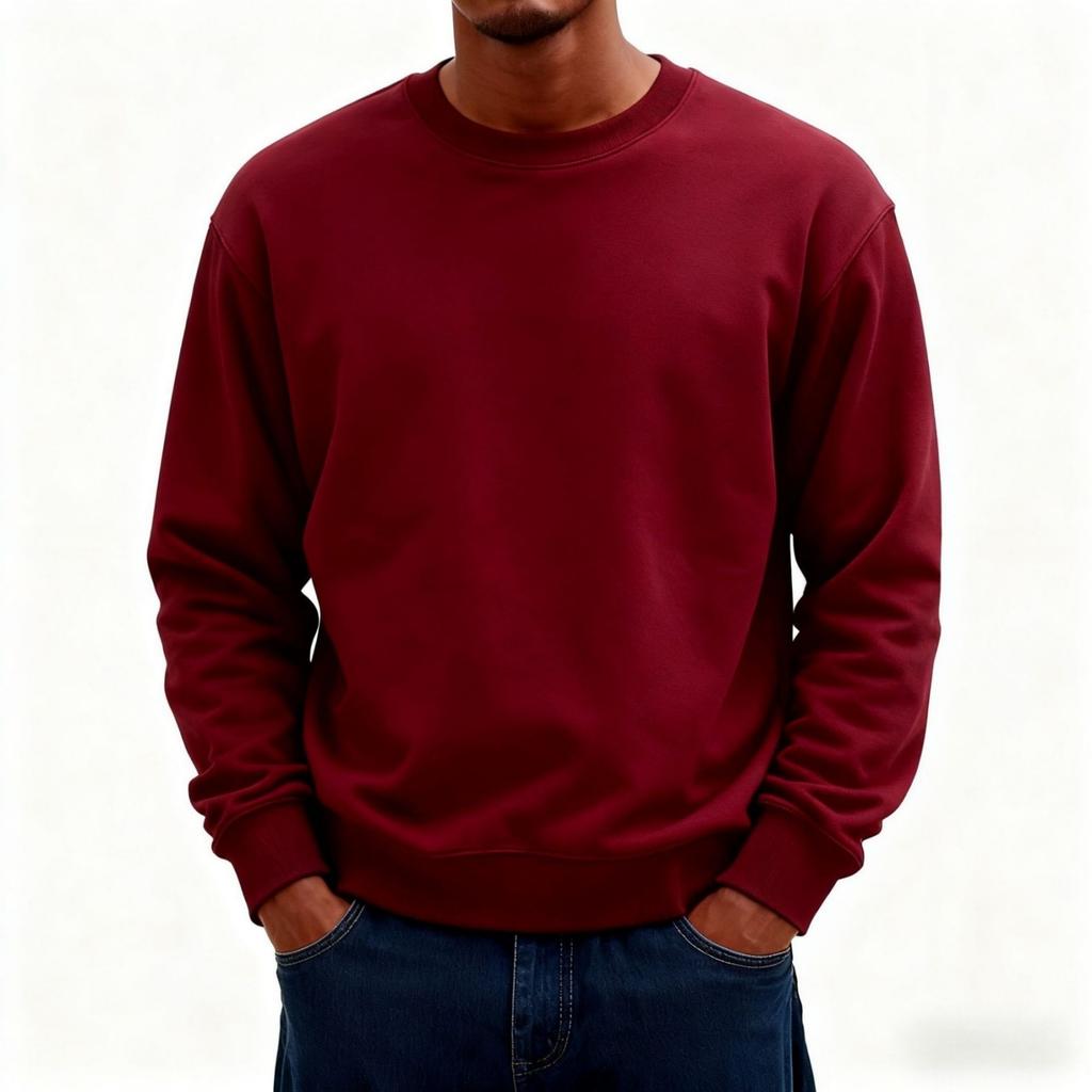 Mens Cable Knit Casual Long Leeve Crewneck Pullover Sweaters Textured