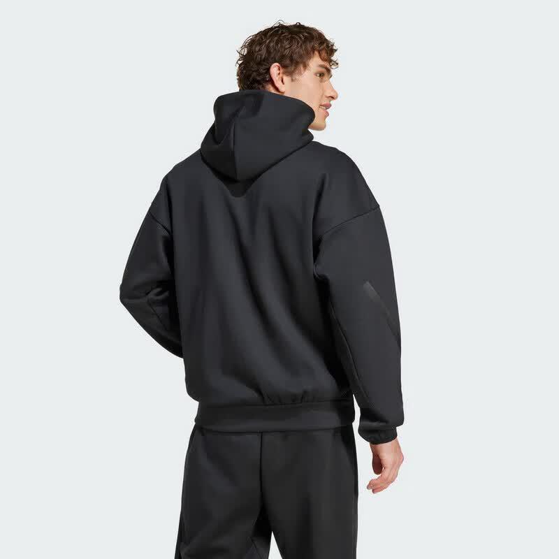 Adidas Men's Casual Hooded Knit Jacket