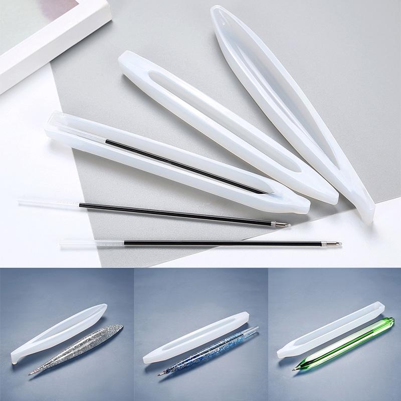 3pcs DIY Handmade Pen Silicone Mold - Epoxy Resin Pen Holder Resin Casting Mold - Penholder DIY Jewelry Making