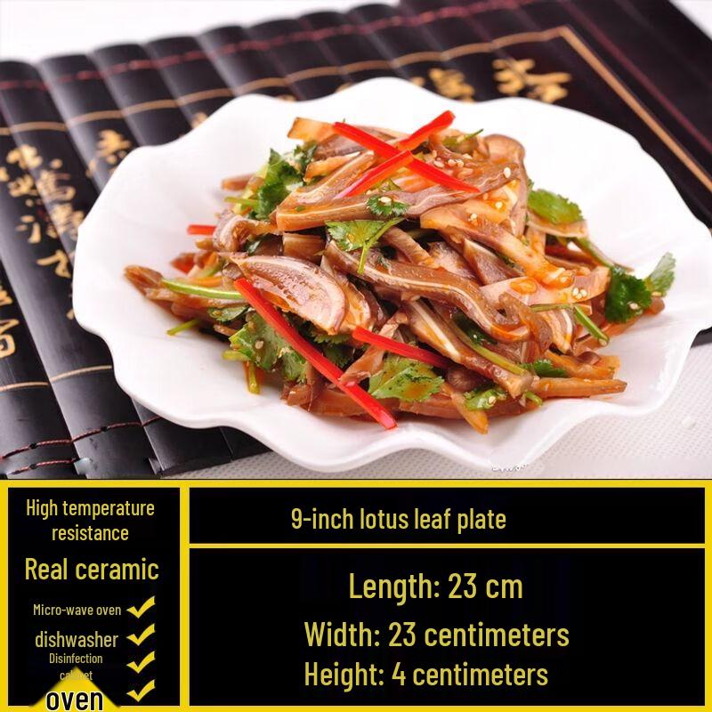 Xuankunpai Irregular Ceramic Dinner Plate