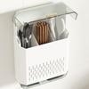 Wall Mounted Kitchen Cutlery Holder Dust-proof Draining Racks  Spoon Storage