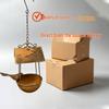 Outdoor Wrought Iron Bird Feeder with Lure and Bird Bath Ornament Decoration
