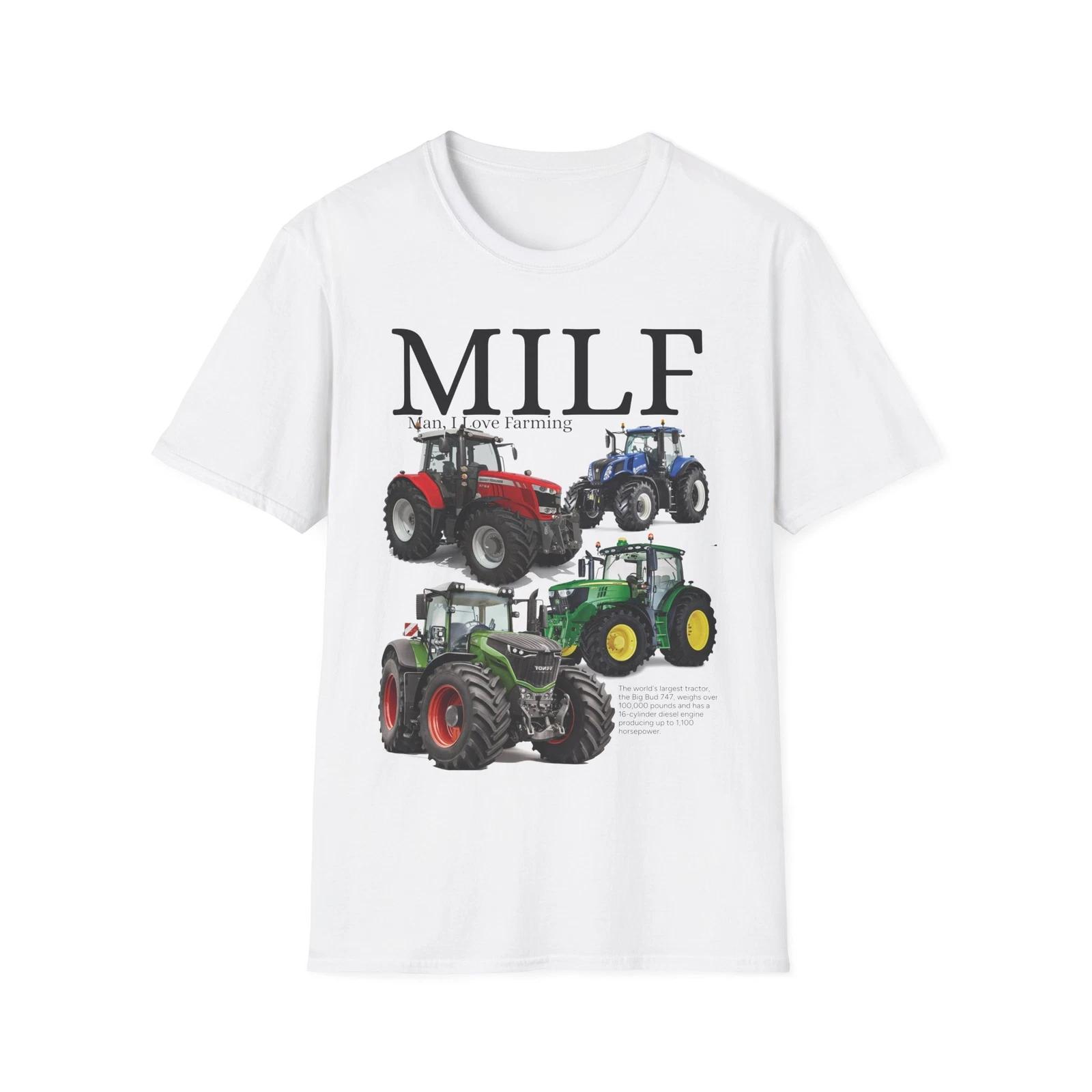 MILF - Мужчина Я Люблю Фермерство Футболка Смешной Мем 2XL