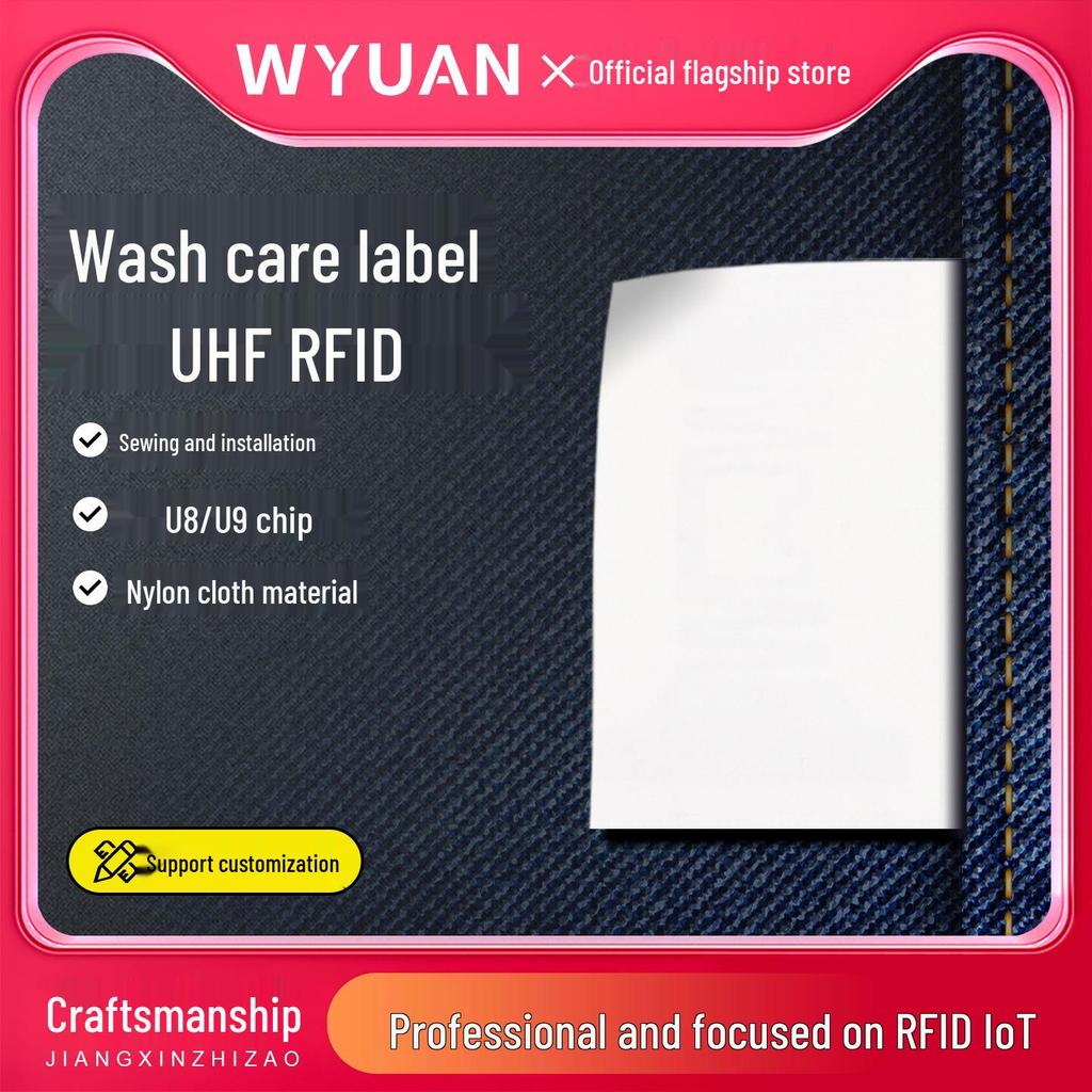 WYUAN RFID Washable Ultra-High Frequency Nylon Tag for Clothing Management