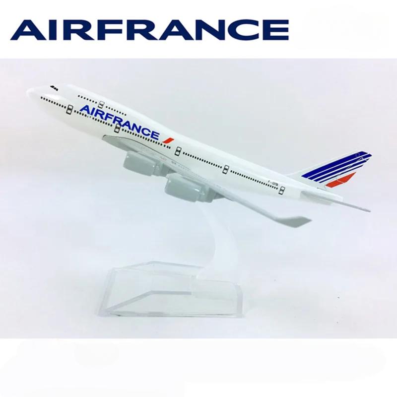Miniature Plane Model 747 B747 Series 1/400 Scale Airlines Aircraft Model 16cm Alloy Airplane Building Kits Gift Home Office