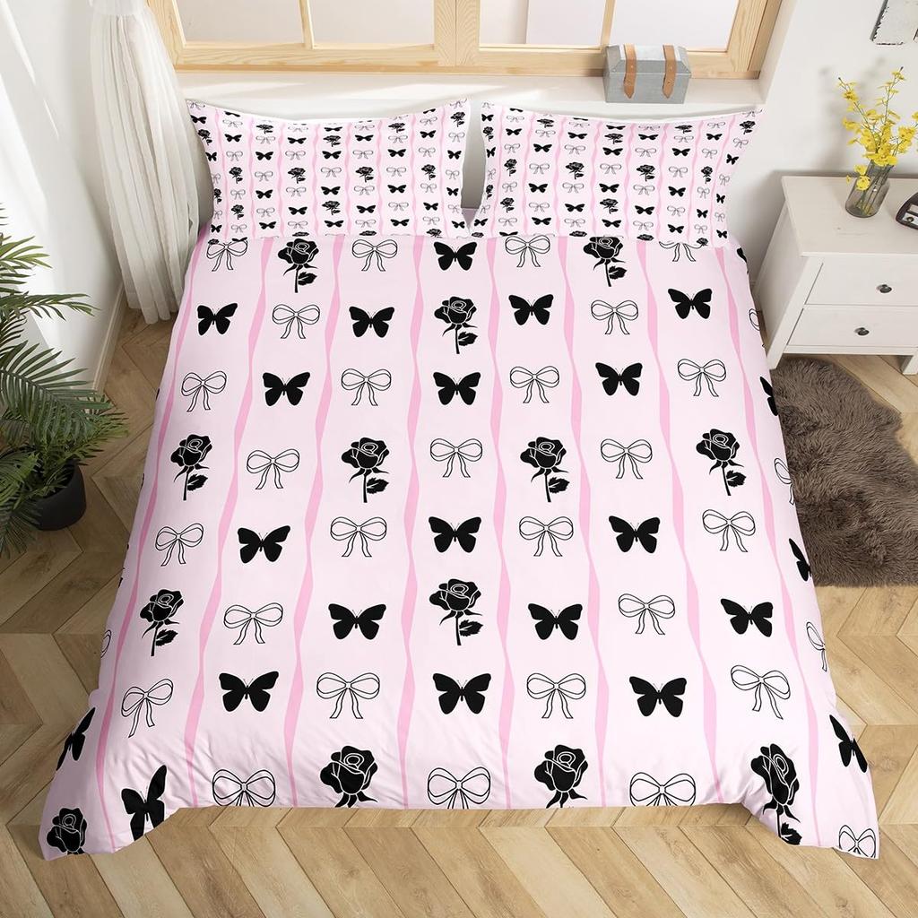 Ballerina Lightweight Duvet Cover Temperament Duvet Set Queen Bedding Bedroom Birthday Gift 3 Piece Set 2 Pillowcases No Quilt