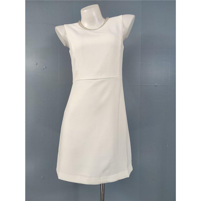 Export Single French Fashion Spring New Arrival Hepburn Cinched Sleeveless Beaded Classy Design Socialite Dress Short
