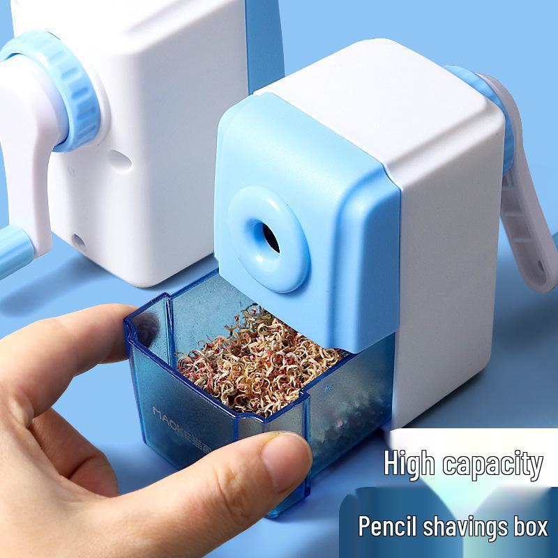 Durable Hand-Cranked and Automatic Pencil Sharpener for Students