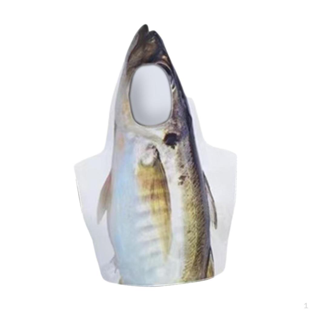 Fish Halloween Costume Funny Decorative Cosplay Apparel for Holiday Pretend Play