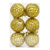 6Pcs/Set Gift Xmas Tree Decoration 6cm Christmas Spheres Pendant  Party Decoration