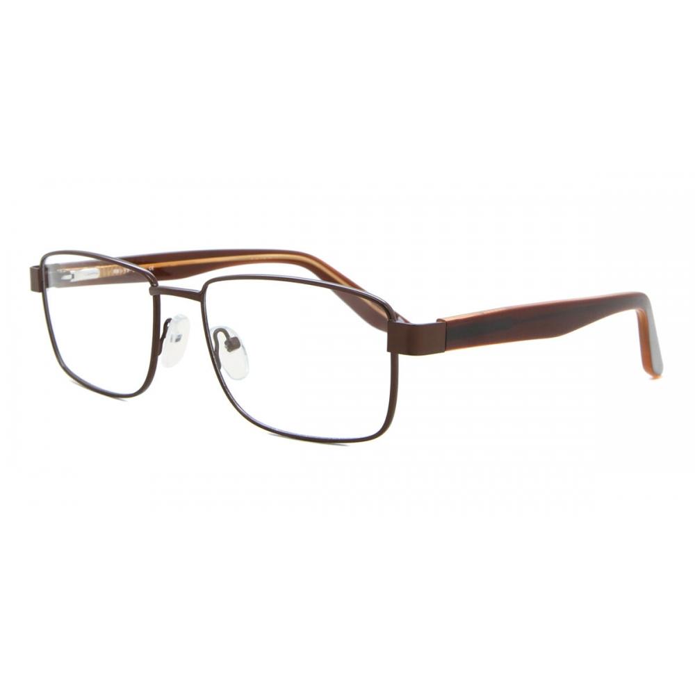 Full Rim Rectangle Matte Brown Smartbuy Collection Millow 885c Fashion Men Eyeglasses