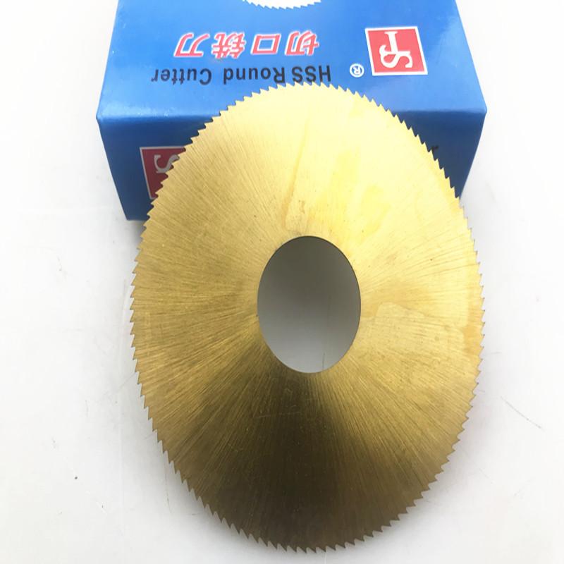 125/150/160/200mm Slitting Saw Blade M35 HSS Steel Circular Cutting Disc for CNC Slitting Machine Metal Steel PVC Cutting