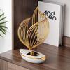 Minimalist Ceramic Metal Sculpture Modern Home Decoration Living Room Desktop Office Decoration Accessories Crafts Gifts W5315