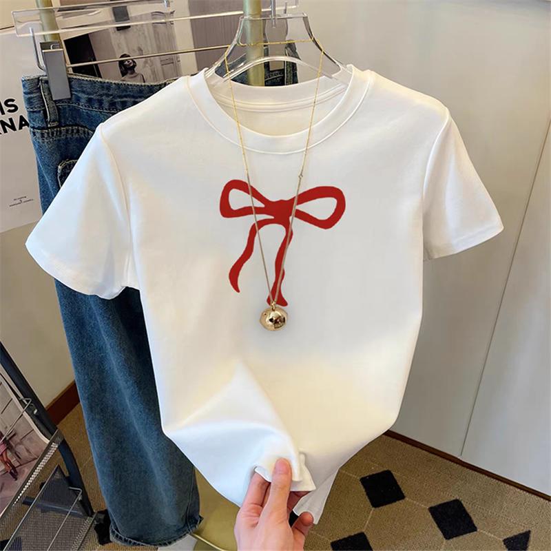 2025Printed Short Sleeve Plus Size Women's Short Sleeve T-Shirt Summer Loose Women's T-Shirt High Quality Letter Pattern CCXX209